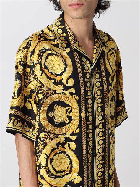 camisas versace hombre originales|camisa Versace hombre.